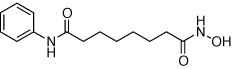 的辛二酰苯胺异羟肟酸(SAHA)结构,组蛋白脱乙酰酶(HDAC)抑制剂批准于2006年治疗皮肤T细胞淋巴瘤的。 DNA甲基化